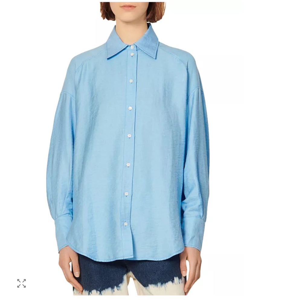 Sandro Lorraine Button Down Shirt